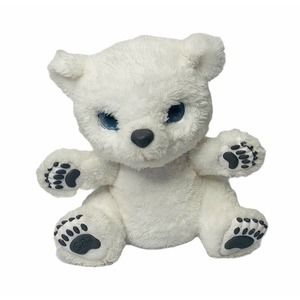 Fur Real Snifflin Sawyer Plush Baby Polar Bear Cub White Fur Interactive Toy